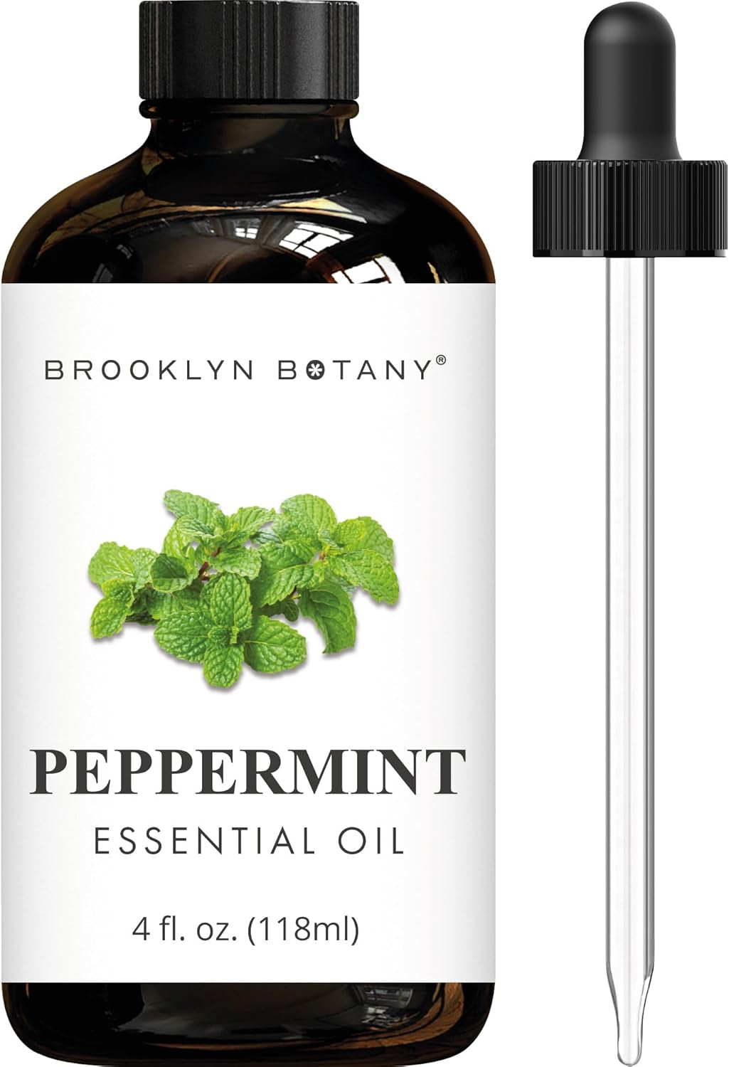 Peppermint Essential Oil – 100% Pure and Natural – Therapeutic Grade Essential Oil with Dropper - Peppermint Oil for Aromatherapy and Diffuser - 4 Fl. OZ